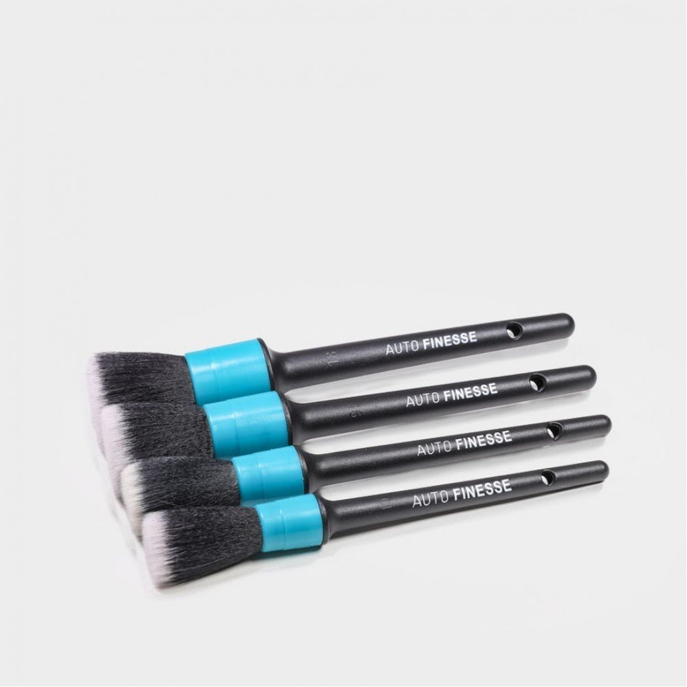 Auto Finesse Feather Tip Brushes Tüy Uçlu Detay Fırçası 4lü Set