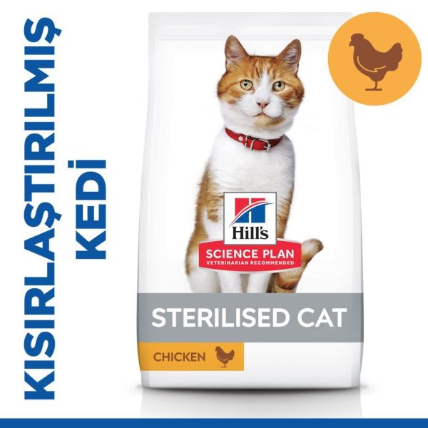 Hill's SCIENCE PLAN Tavuklu Kısırlaştırılmış Yetişkin Kedi Maması 8+2kg