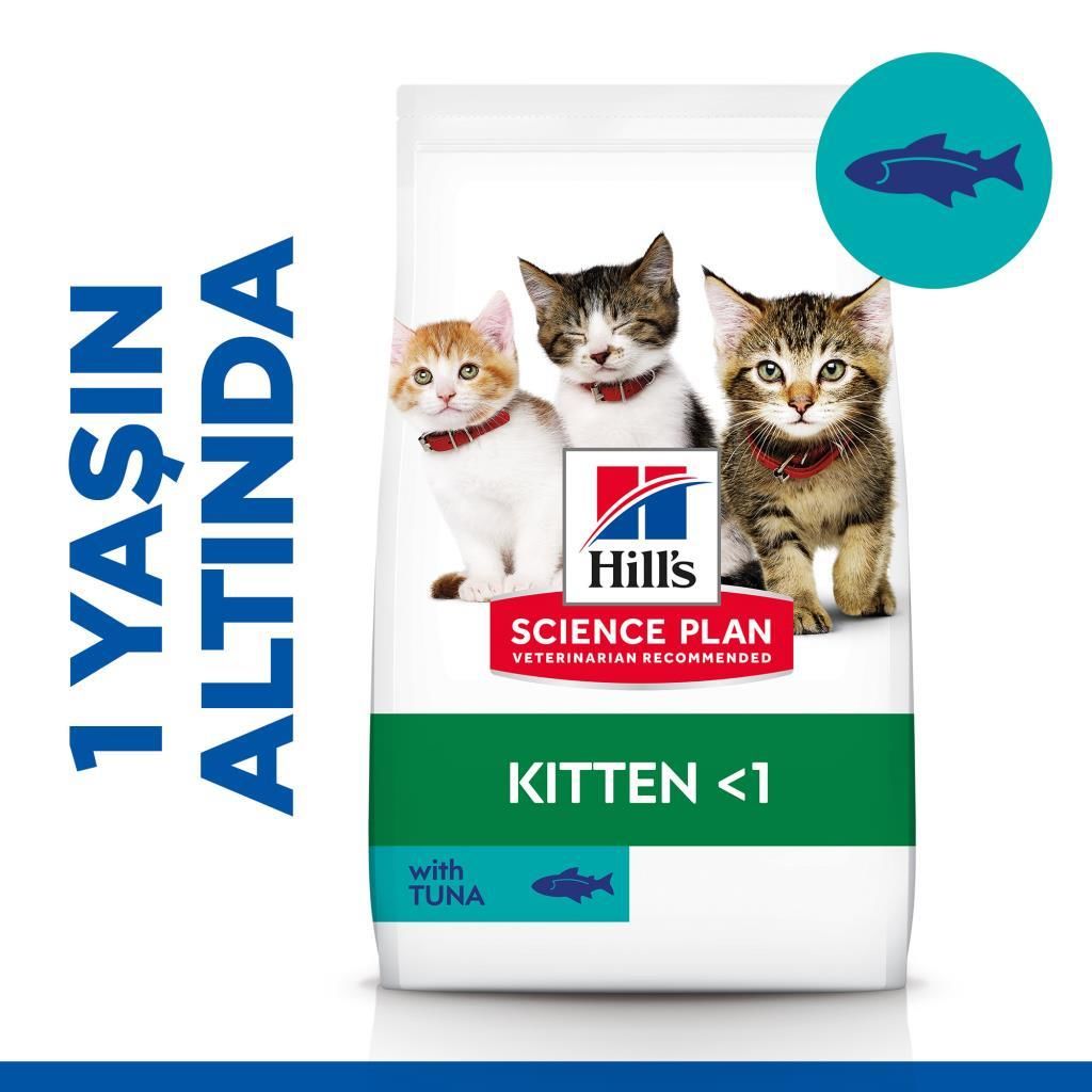 Hill's SCIENCE PLAN Ton Balıklı Yavru Kedi Maması 1+0.5kg