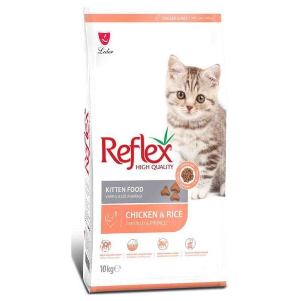 Reflex Tavuklu Yavru Kedi Maması 10 Kg