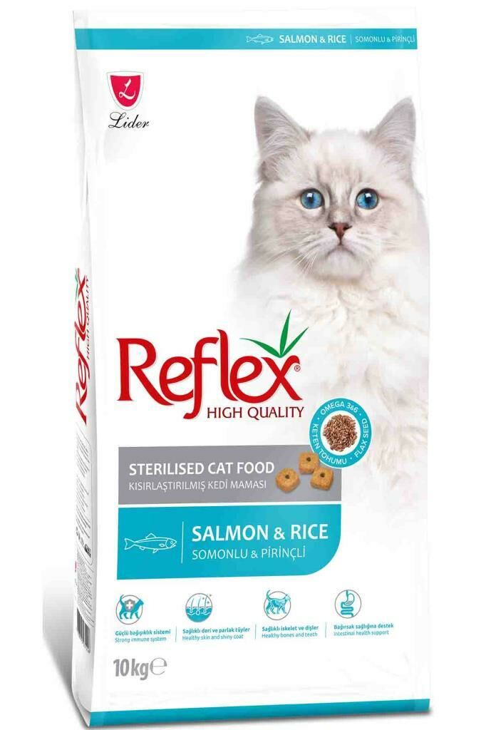 Reflex Somonlu Kısırlaştırılmış Yetişkin Kedi Maması 10 Kg