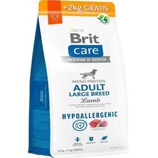 Brit Care Hipoalerjenik Kuzulu Büyük Irk Yetişkin Köpek Maması 12+2 Kg