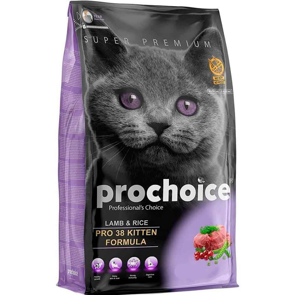 Prochoice Cat Pro 38 Kuzu Etli Pirinçli Yavru Kedi Maması 15 Kg