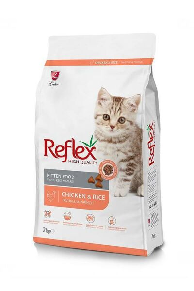Reflex Tavuklu ve Pirinçli Yavru Kedi Maması 2 Kg