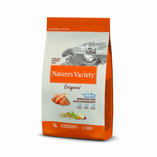 Natures Variety Cat Sterılızed Salmon 7kg