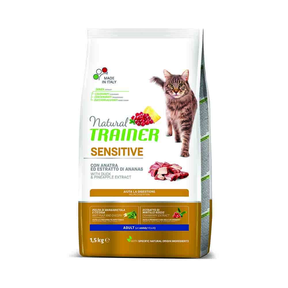 Natural Traıner Cat Sensıtıve Duck 1,5 Kg