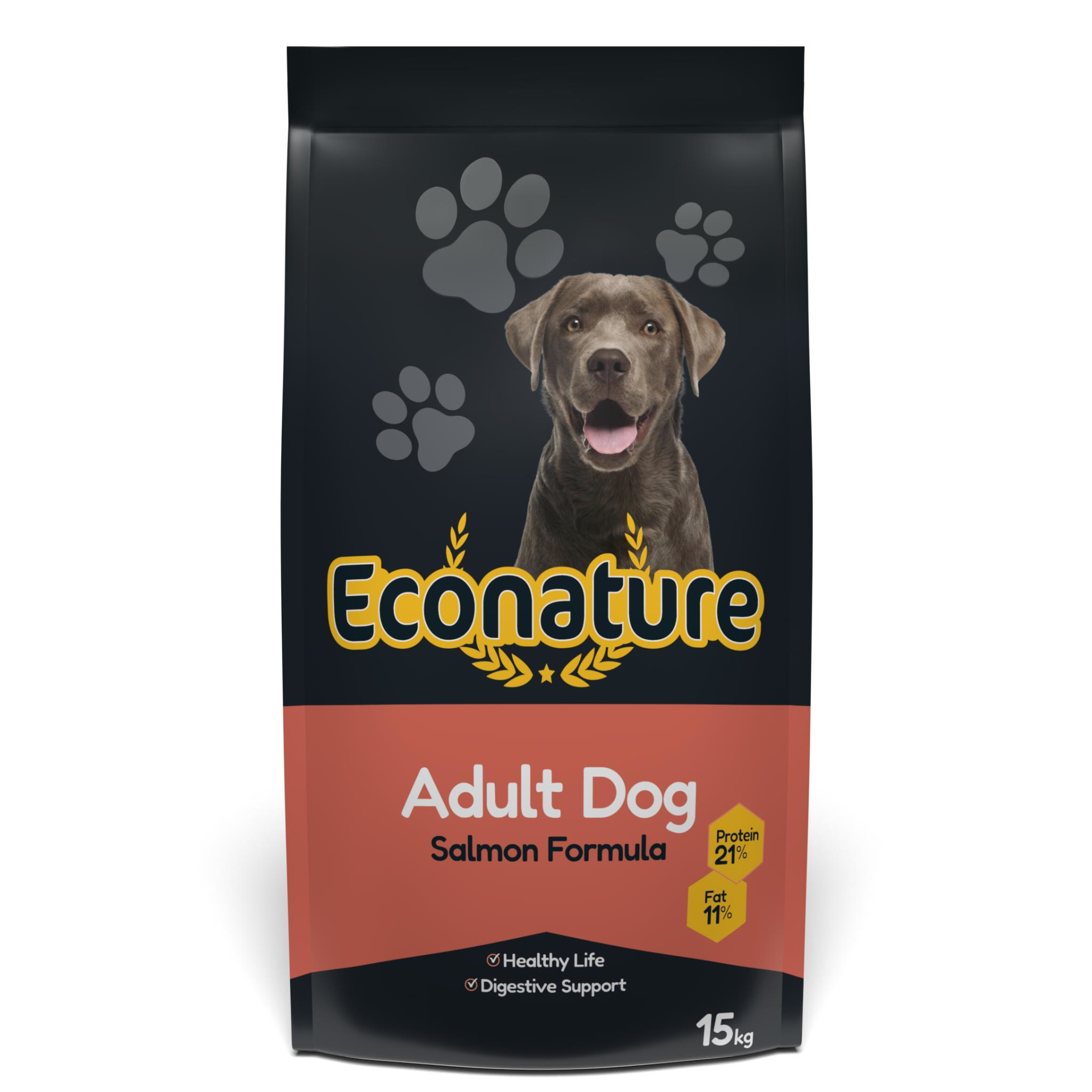 Econature Somon Balıklı Yetişkin Köpek Maması 15 Kg