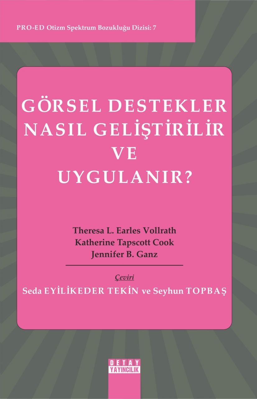 PRO-ED Otizm Spektrum Bozukluğu Dizisi 7 GÖRSEL DESTEKLER NASIL GELİŞTİRİLİR VE UYGULANIR?