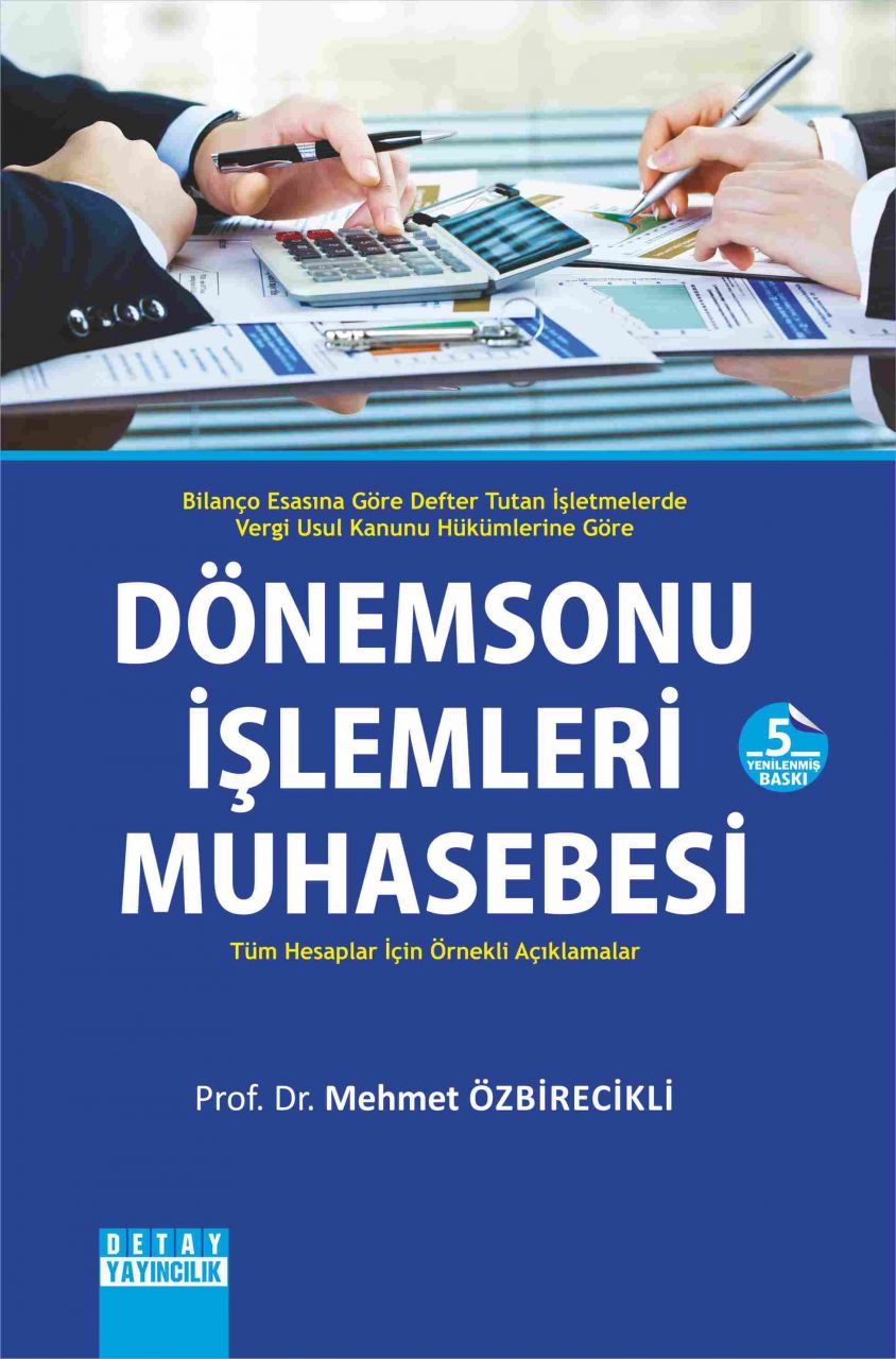 DÖNEMSONU İŞLEMLERİ MUHASEBESİ