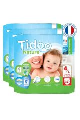 Tidoo Hipoalerjenik Ekolojik Bebek Bezi 4 Beden 7-18 Kg 24x3 72 Adet