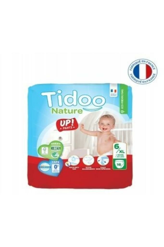 Tidoo Hipoalerjenik-Ekolojik No:6 Alıştırma Külodu Junior Single 16-30 Kg / 16 Adet