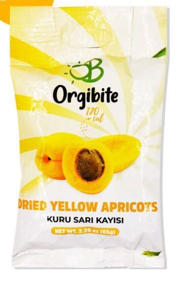 Orgibite Kuru Sarı Kayısı 65G