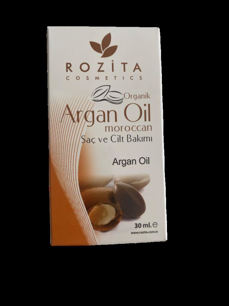 Rozita Organik Argan yağı Saç ve cilt bakımı 30 ml