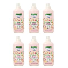 U Green Clean Baby Çamaşır Yumuşatıcısı 1000 ml 6'lı Set