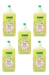 U Green Clean Organik Portakal Yağlı Baby Biberon Emzik Temizleyici 500 ml 5'li set