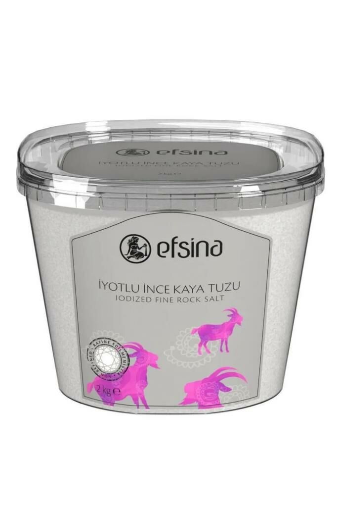 Efsina Iyotlu Ince Kaya Tuzu 2 kg