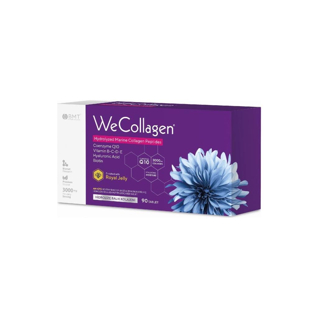 Wecollagen 90 Tablet, Hyaluronic Acid, Biotin, Collagen, Kolejen