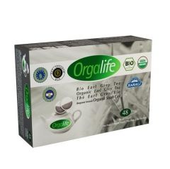 Karali OrgaLife Organik Bergomat Aromalı Siyah Demlik Poşet Çay ( 48 adet )
