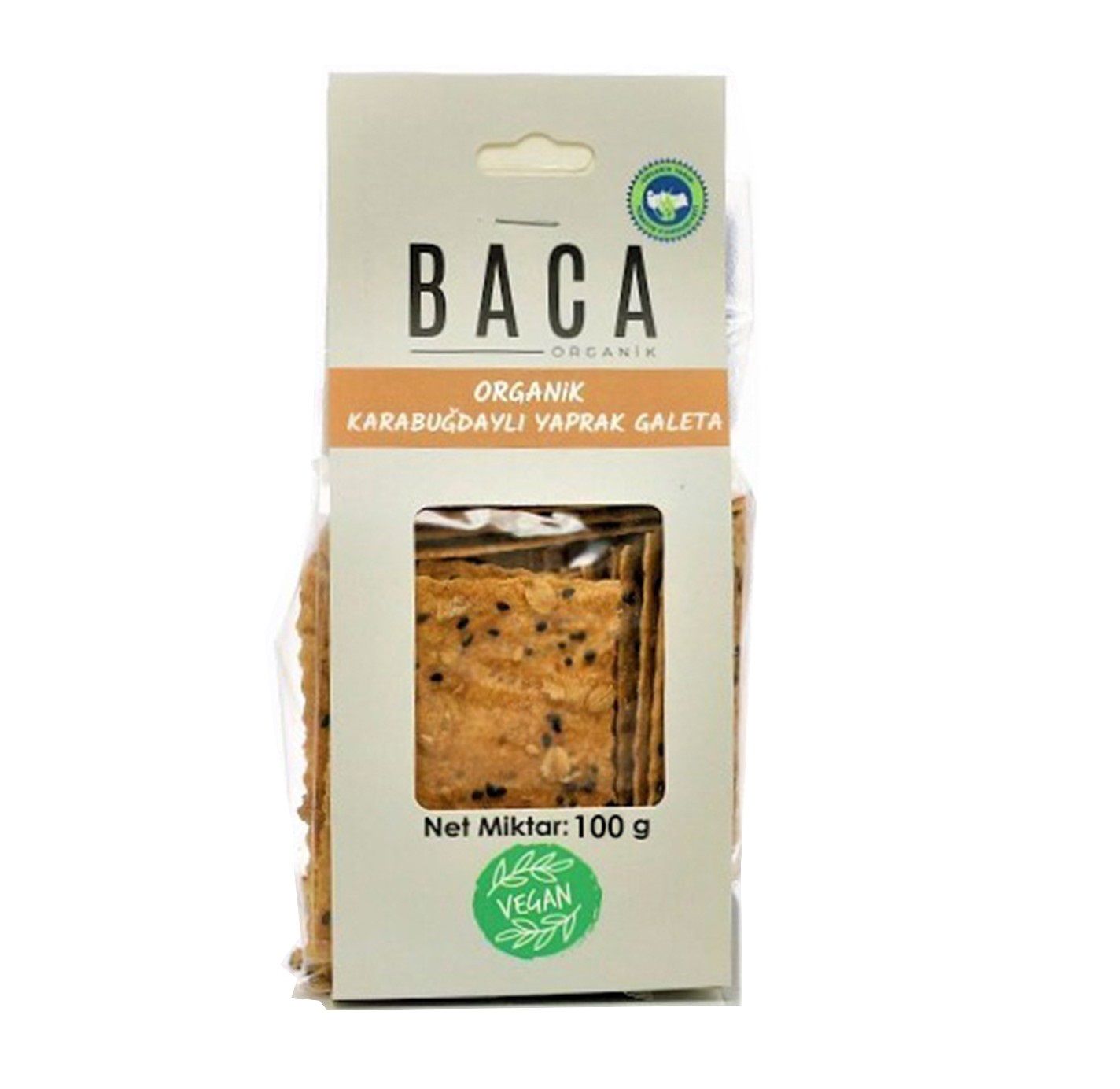 Baca Organik Karabuğday Galeta - Vegan ( 70 g )