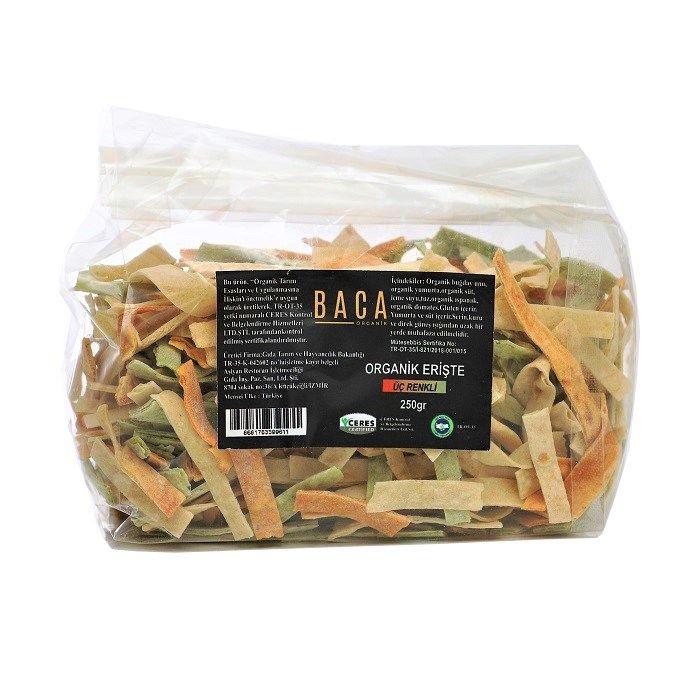 Baca Organik Sebzeli Erişte - El Yapımı ( 250 g )