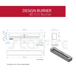 80'lik Design Burner