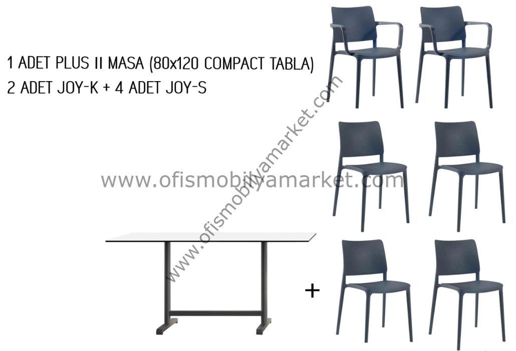 Compact Tablalı Masa Takımı