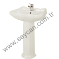 GÜRAL ALMİRA LAVABO + KOLON AYAK 50X60 AL00LAY05