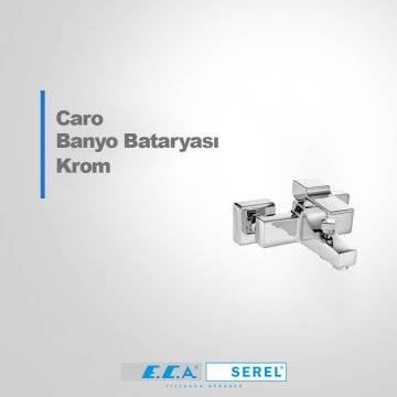 ECA Caro Banyo Bataryası Krom 2102 102 424