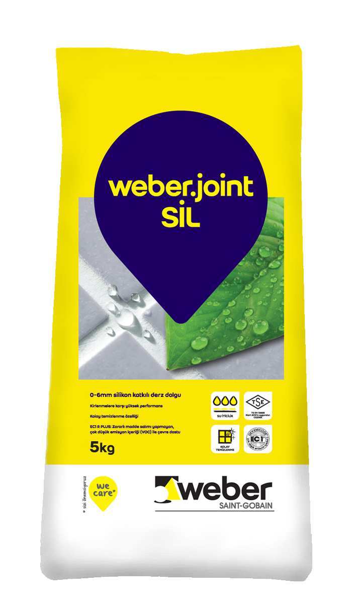 Weber Joint Sil Silikonlu Fuga Siyah 5 kg