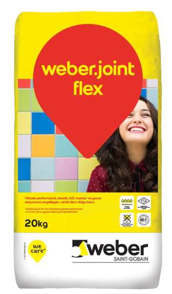 Weber Joint Flex Fuga Granit Gri 20 Kg
