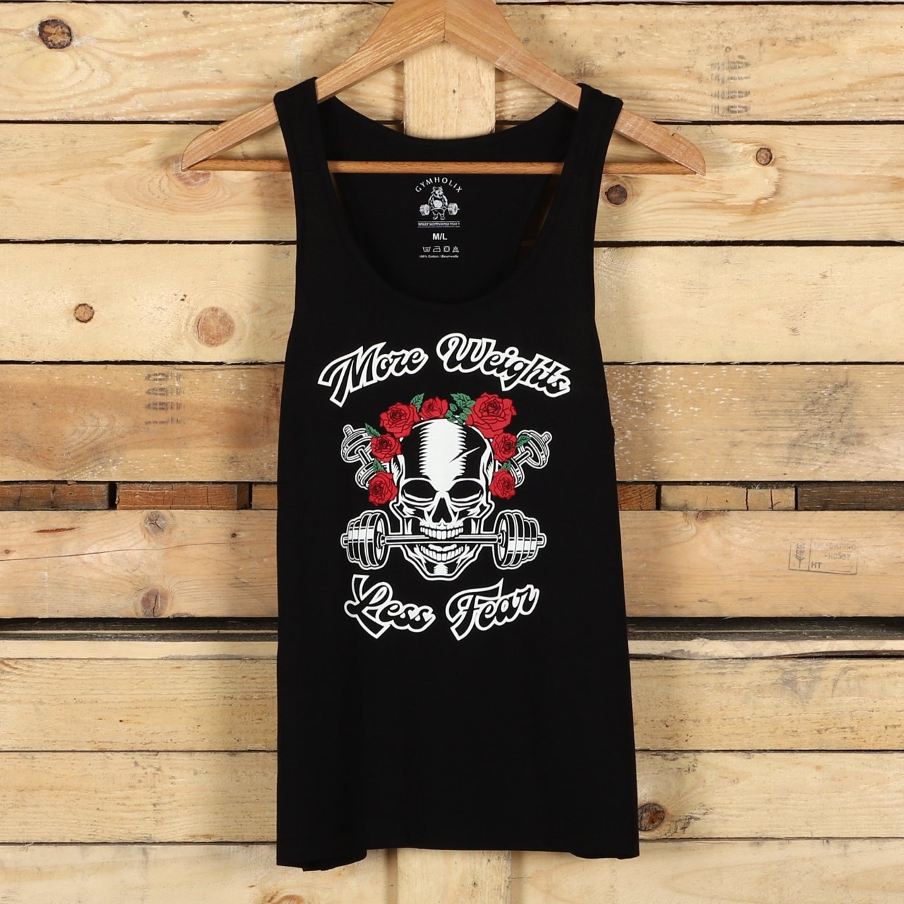 Gymholix Skull Kadın Siyah (Atlet - Vest)