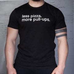 Gymholix Less Pizza, More Pull-ups (Tişört - Tshirt)