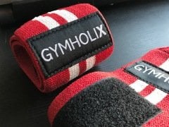 Gymholix Elastik Bilek Sargısı (Beyaz) Wrist Wrap Bileklik