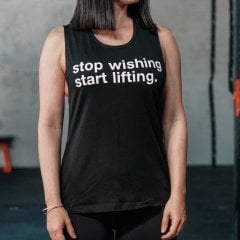 Gymholix Stop Wishing Start Lifting Women (Atlet - Vest)