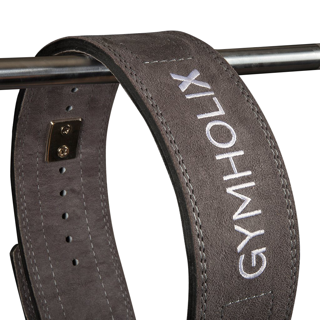 Gymholix 13mm Lever Powerlifting Belt Kemer Gri