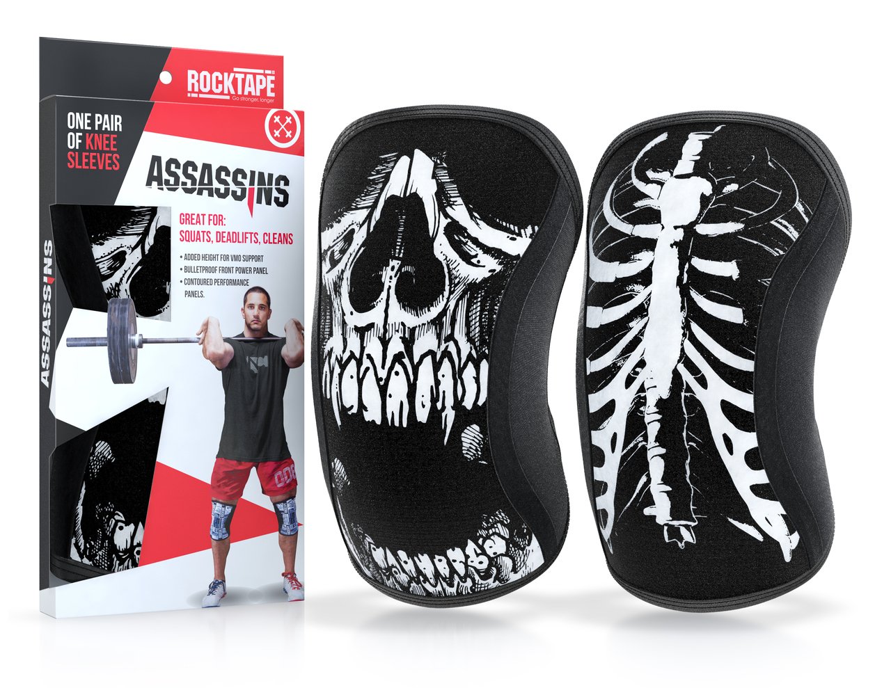 RockTape Skull 5MM Diz Kılıfı Dizlik (Knee Sleeve)