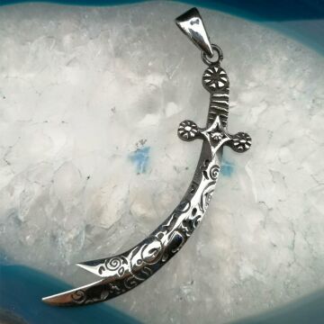 Hz. Ali Zülfikar Kılıç Tasarımlı 925 Ayar Gümüş Kolye Ucu