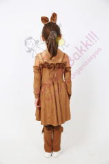 Kadife Kumaş Aslan Kız Çocuk Kıyafeti, Kız Çocuklarına Özel Aslan Kostümü