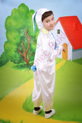 Kadife Kumaş Tavşan Çocuk Kostümü, Mavi Renk Tavşan Çocuk Kostümü, Hızlı Kargo