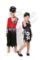 Kız Çocuk Korsan Kostümü, Korsan Kıyafeti, Korsan Elbisesi, Hızlı Kargo