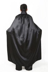 Siyah Renk 110 Cm Pelerin, Cadılar Bayramı Pelerin, Halloween Aksesuarları, Hızlı Kargo