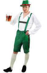 Almanya - Bavyera Erkek Kostümü, Oktoberfest Yetişkin Erkek Kıyafeti, Hızlı Kargo