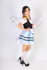 Bavyera Alman Kadın Kostümü, Alman Oktoberfest Mini Kadın Elbise, Hızlı Kargo