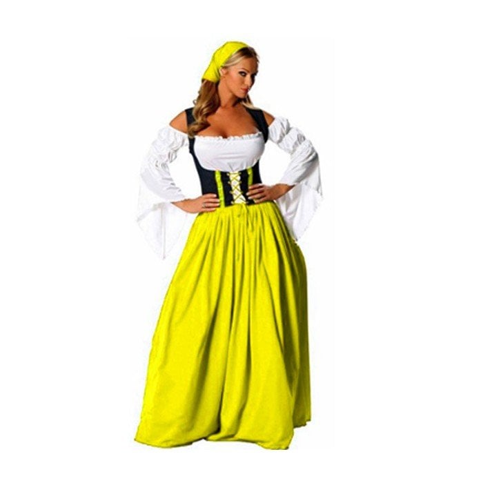 Bayerische Alman Kadın Kostümü, Oktoberfest Yetişkin Alman Kadın Kıyafeti, Hızlı Kargo