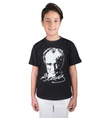 Atatürk Baskılı Çocuk Tişört, Gazi Mustafa Kemal Baskılı T-Shirt, Hızlı Teslimat