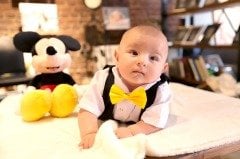 Bebek Mickey Mouse Kostümü, Minik Fare Bebek Kıyafeti, Hızlı Kargo