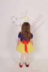 Minik Kız Çocuk Pamuk Prenses Kostümü, Kız Çocuk Lüx Pamuk Prenses Elbisesi