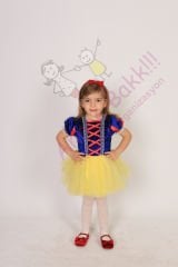 Minik Kız Çocuk Pamuk Prenses Kostümü, Kız Çocuk Lüx Pamuk Prenses Elbisesi