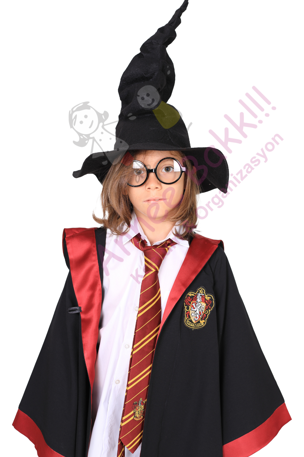 Harry Potter Şapkası, Büyücü Çocuk Şapkası, Kız-Erkek Harry Potter Şapkası