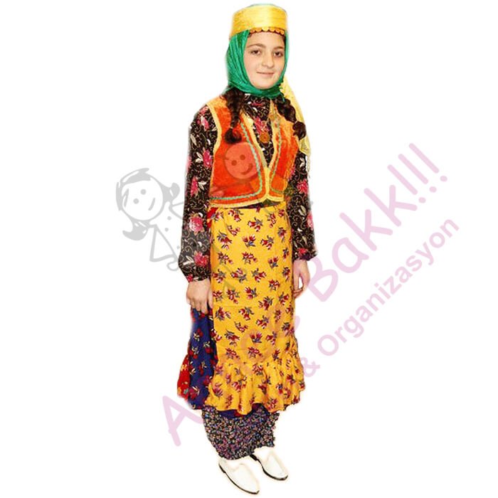 Bitlis Yöresi Kız Çocuk Kostümü